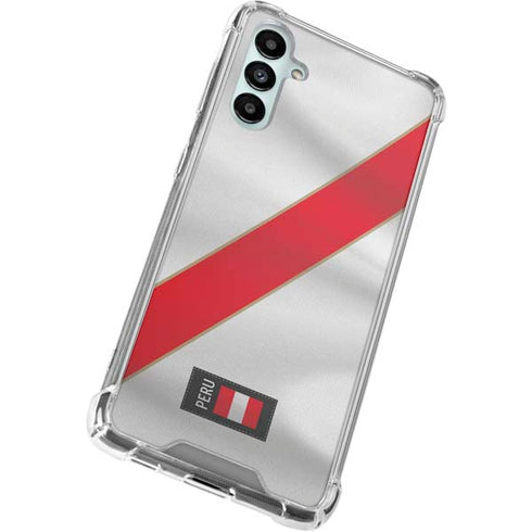 Peru Soccer Flag Galaxy A14 5G Clear Case